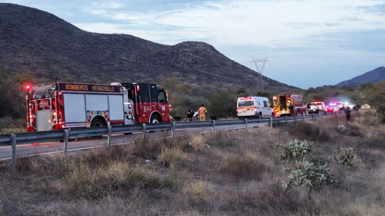 Tragedia en Sonora: Volcadura en carretera Hermosillo – Ures deja un muerto y tres heridos