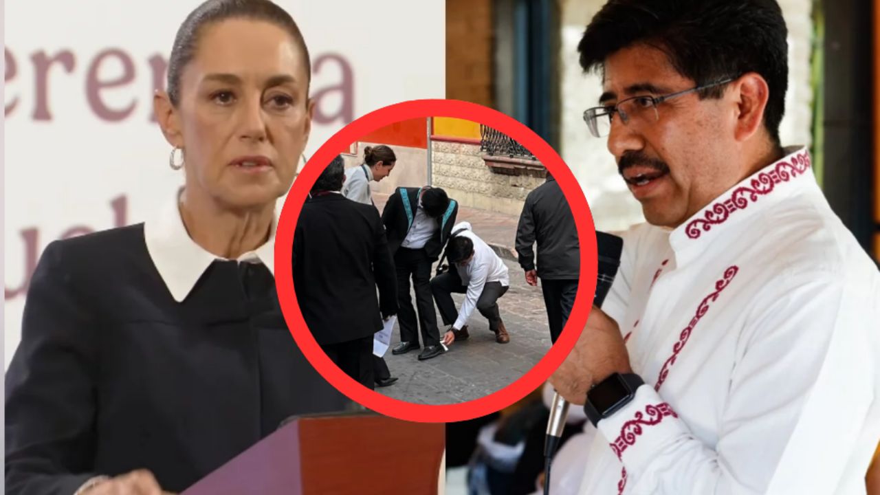 “Uno puede cometer errores”: Sheinbaum reacciona a VIDEO donde le limpian los zapatos al presidente de la SCJN