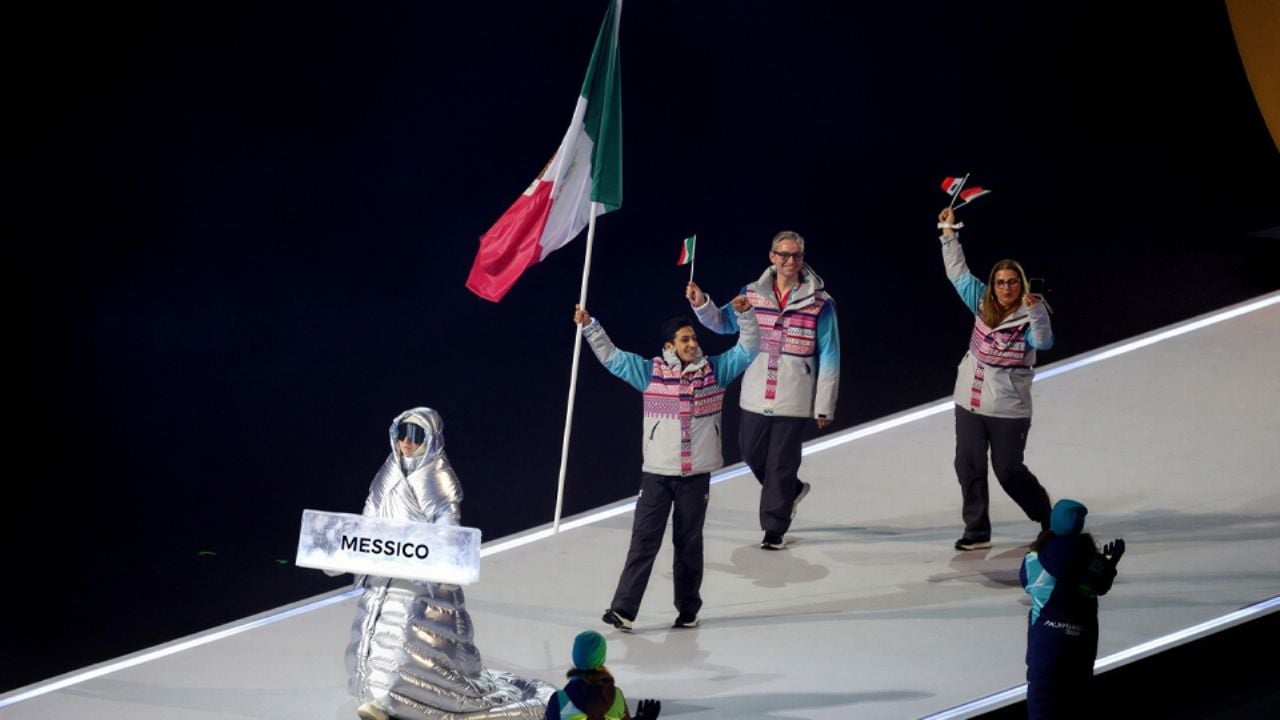 La Delegación Mexicana destaca en la ceremonia inaugural de los Juegos Olímpicos de Milán-Cortina 2026
