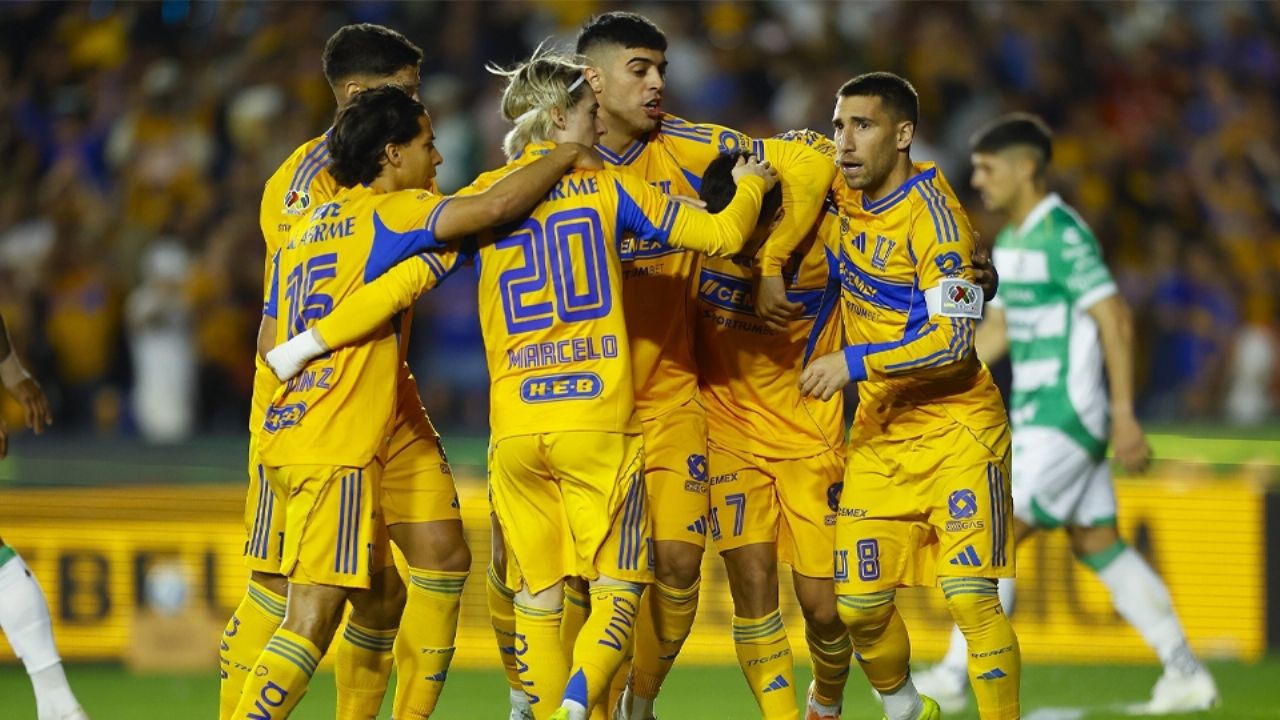 Tigres cumple y golea al Santos Laguna que extiende su racha como la peor defensiva del Clausura 2026