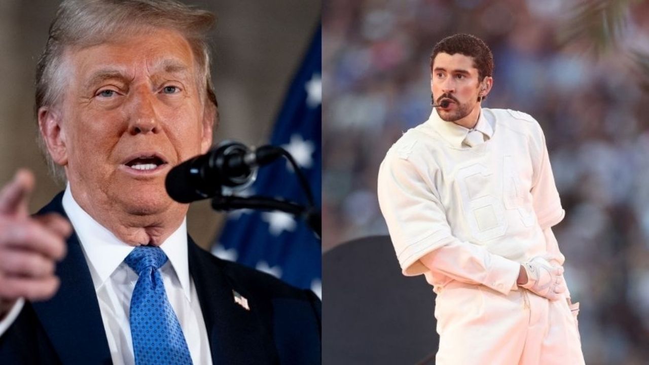 “Uno de los peores de la historia”: Trump critica show de medio tiempo del Super Bowl de Bad Bunny