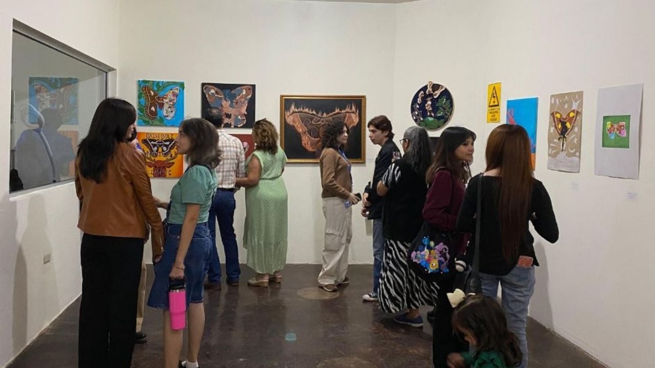 Estudiantes de La Salle inauguran exposición de pintura en el mariposario de Yo’o Joara