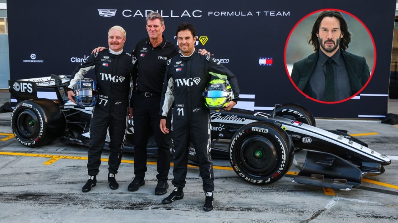 Del volante a la pantalla: ‘Checo’ Pérez protagonizará documental de Cadillac producido por Keanu Reeves