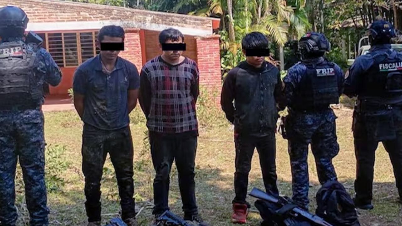 Autoridades repelen agresión armada en Chiapas; detienen a tres presuntos miembros de cártel