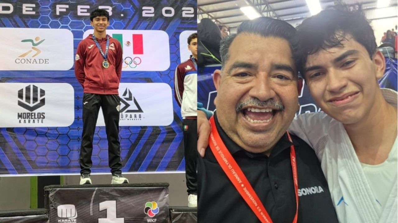 ¡De Sonora para el mundo! Alumno de Conalep clasifica a torneo internacional de karate