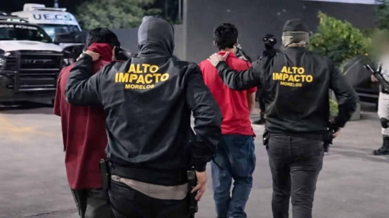 Liberan a víctima de secuestro en Morelos; tres implicados detenidos, entre ellos un menor