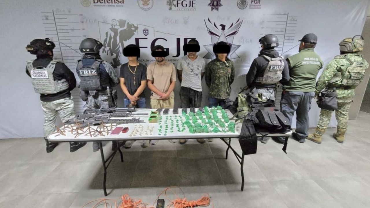 Fuego cruzado en Zacatecas: Confirman detención de presuntos generadores de violencia