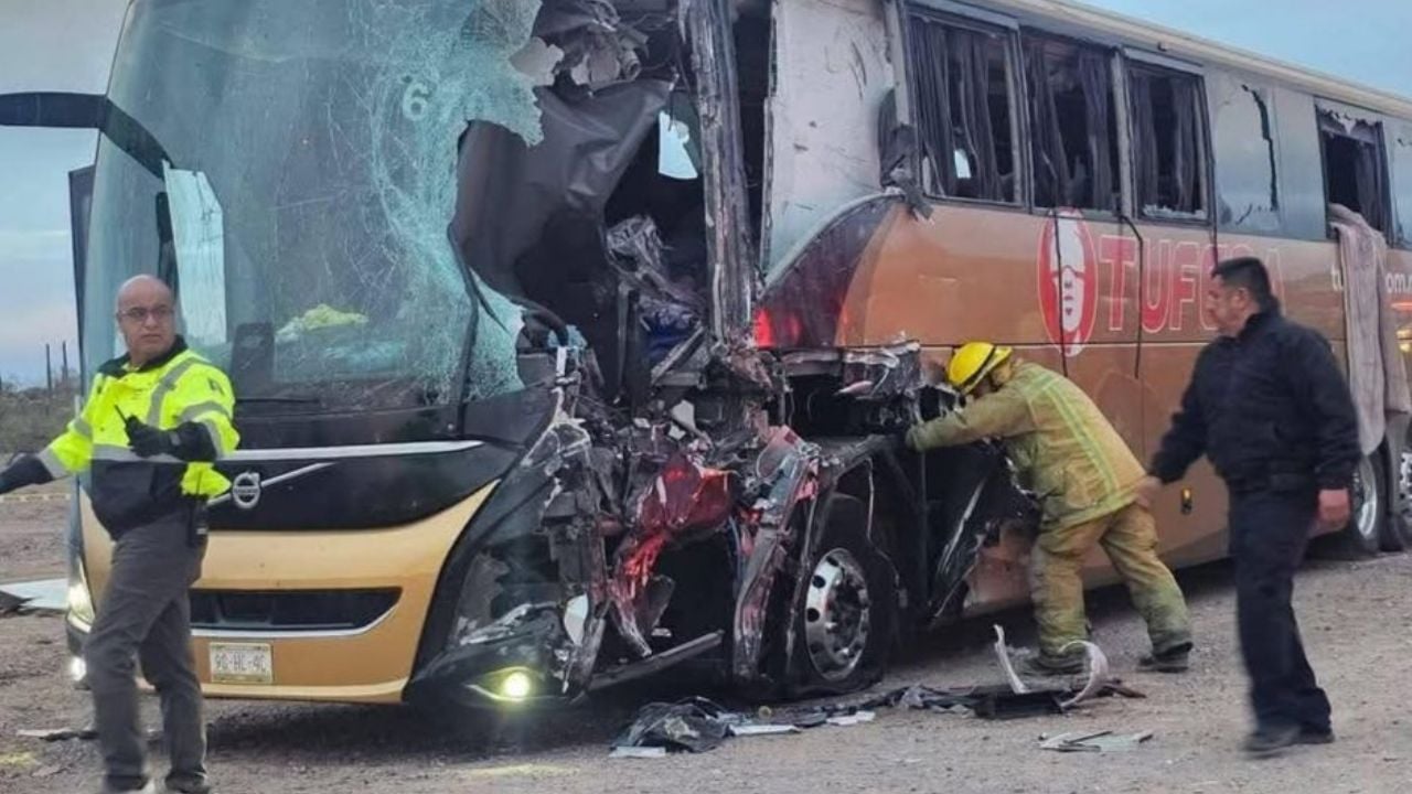 4 muertos y 25 lesionados deja accidente de camión de pasajeros en tramo Sonoyta-Caborca; autoridades atienden