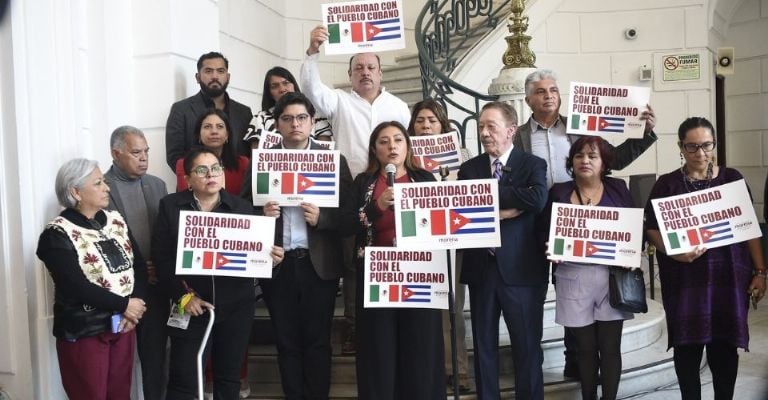 Morena activa colecta para Cuba