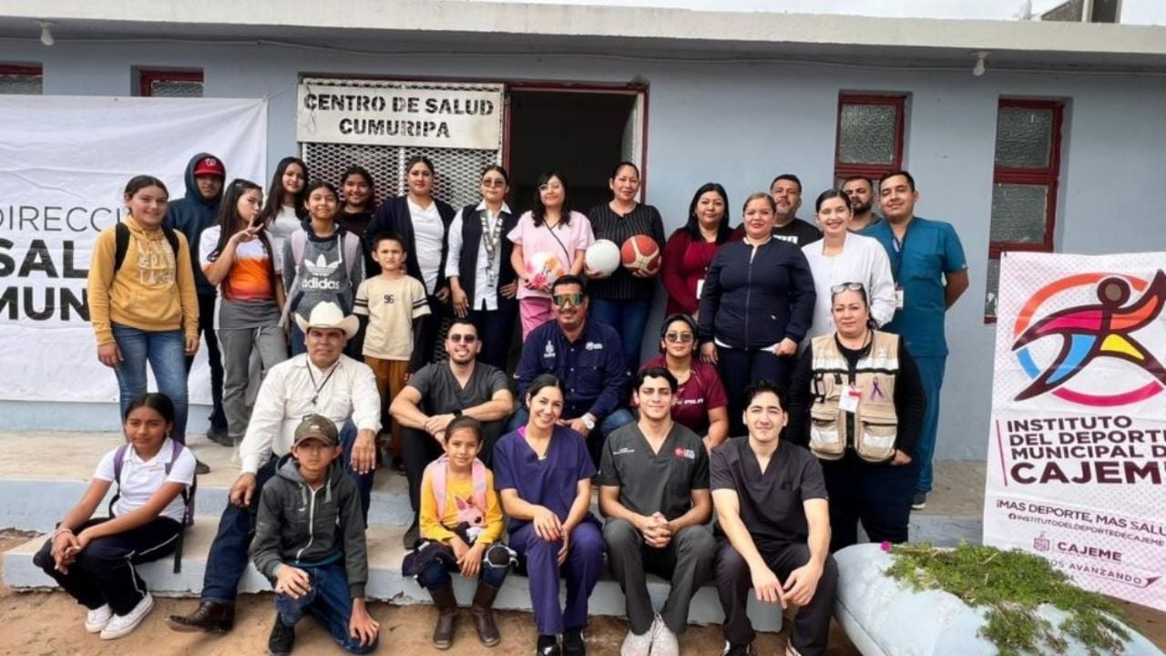 Ayuntamiento de Cajeme lleva jornada de salud y deportiva al pueblo de Cumuripa