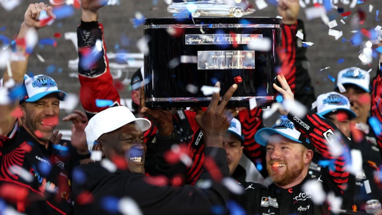 Regalo de cumpleaños adelantado, piloto de 23XI Racing gana las 500 Millas de Daytona