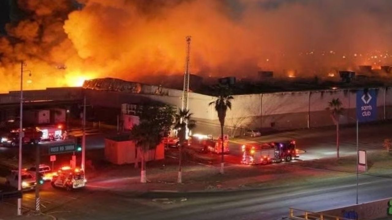 FGJES realiza peritajes tras incendio en Sam’s Club de Hermosillo; no hay indicios de que haya sido provocado