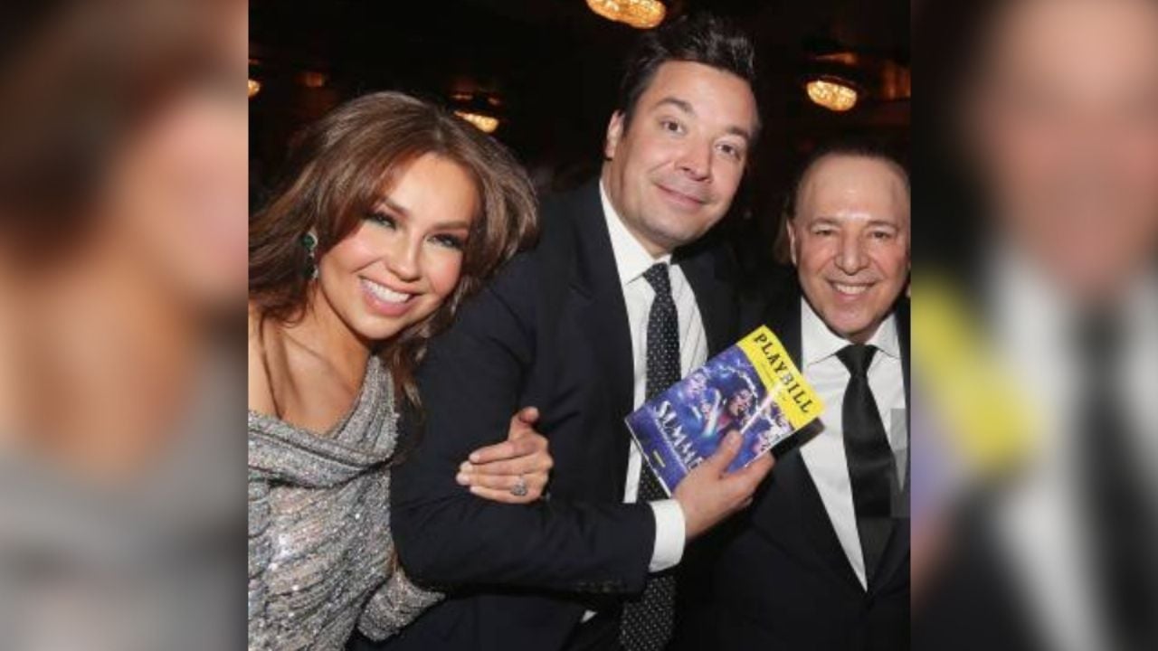 Jimmy Fallon terminaría negocios con Thalía y Tommy Mottola por aparecer en archivos de Epstein