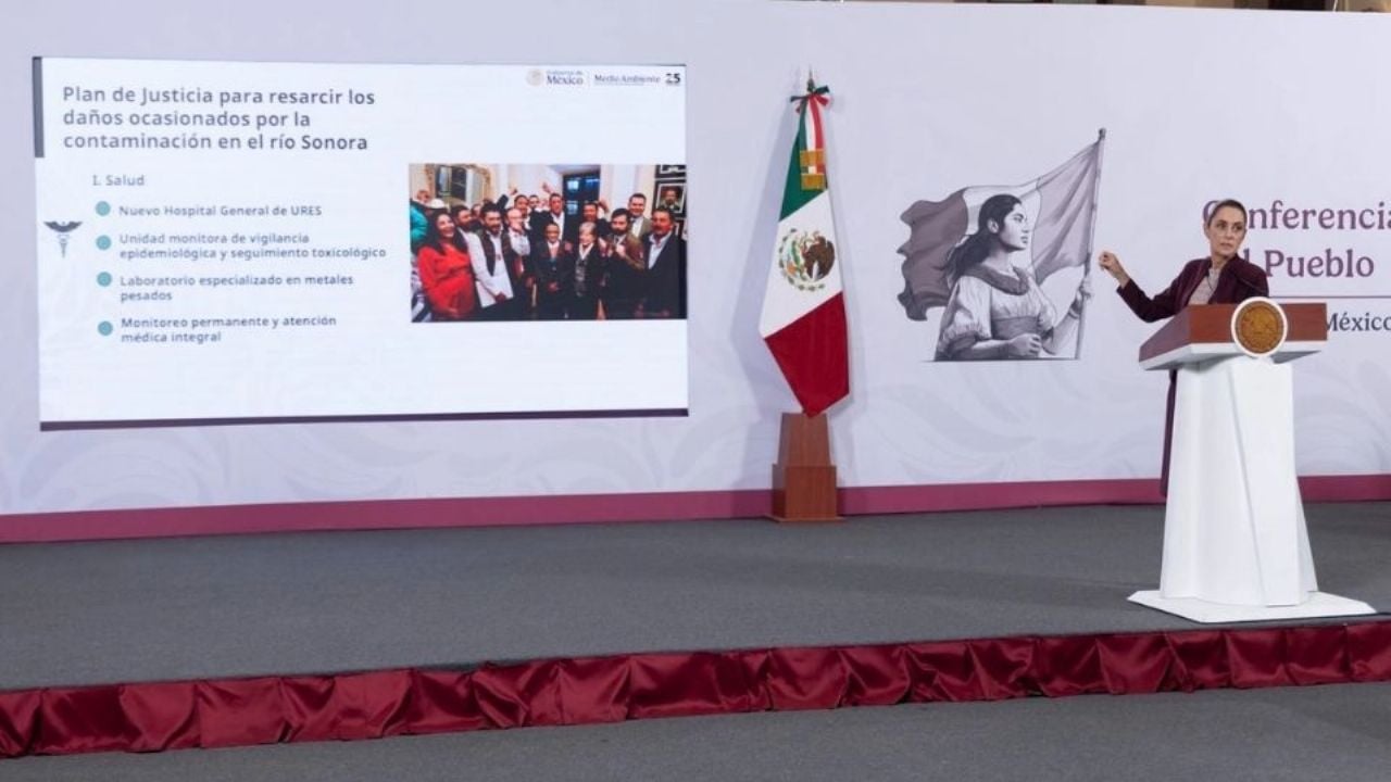 “¡Tienen que hacerlo ya!”: Sheinbaum urge a Grupo México liquidar adeudo por el Río Sonora