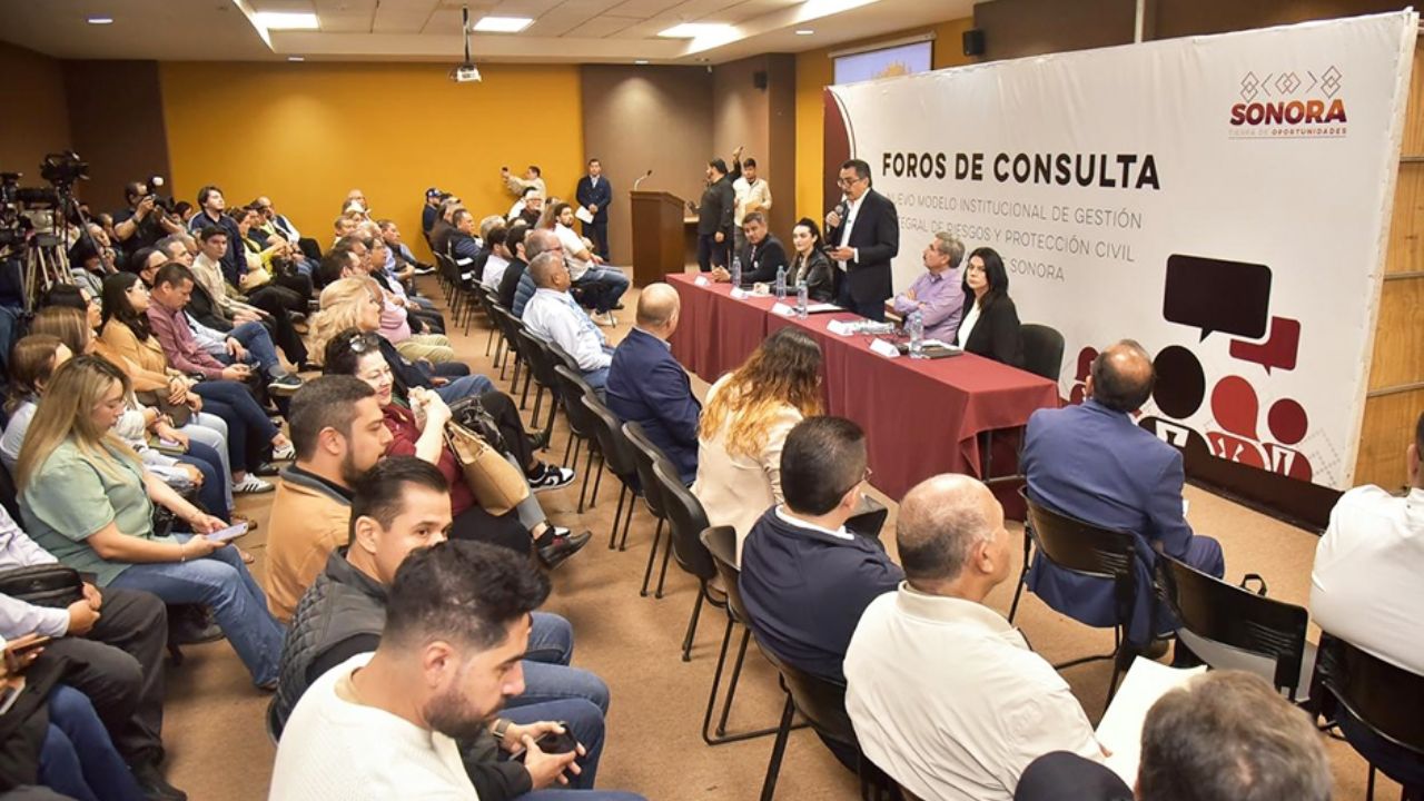Realizan foro de consulta en ley de Protección Civil tras incendios y tragedias recientes en Sonora