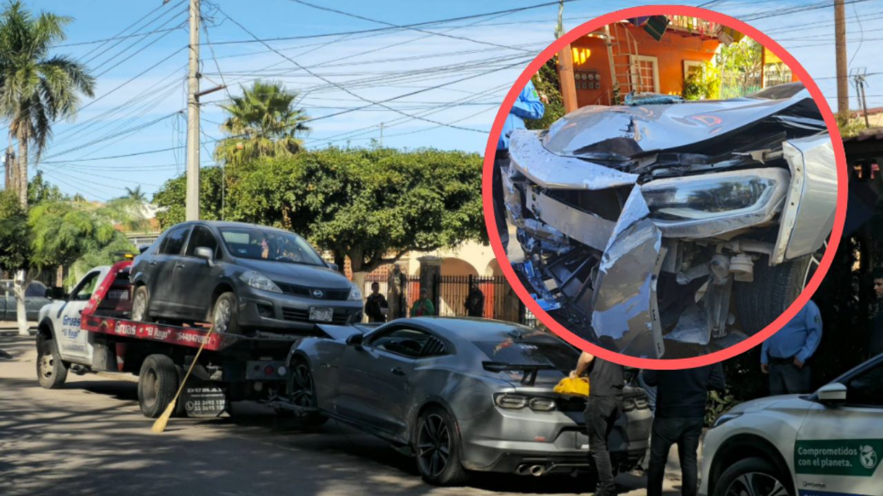 FOTOS: Choca vehículo deportivo en colonia Sochiloa de Ciudad Obregón; hay tres personas lesionadas, una es menor