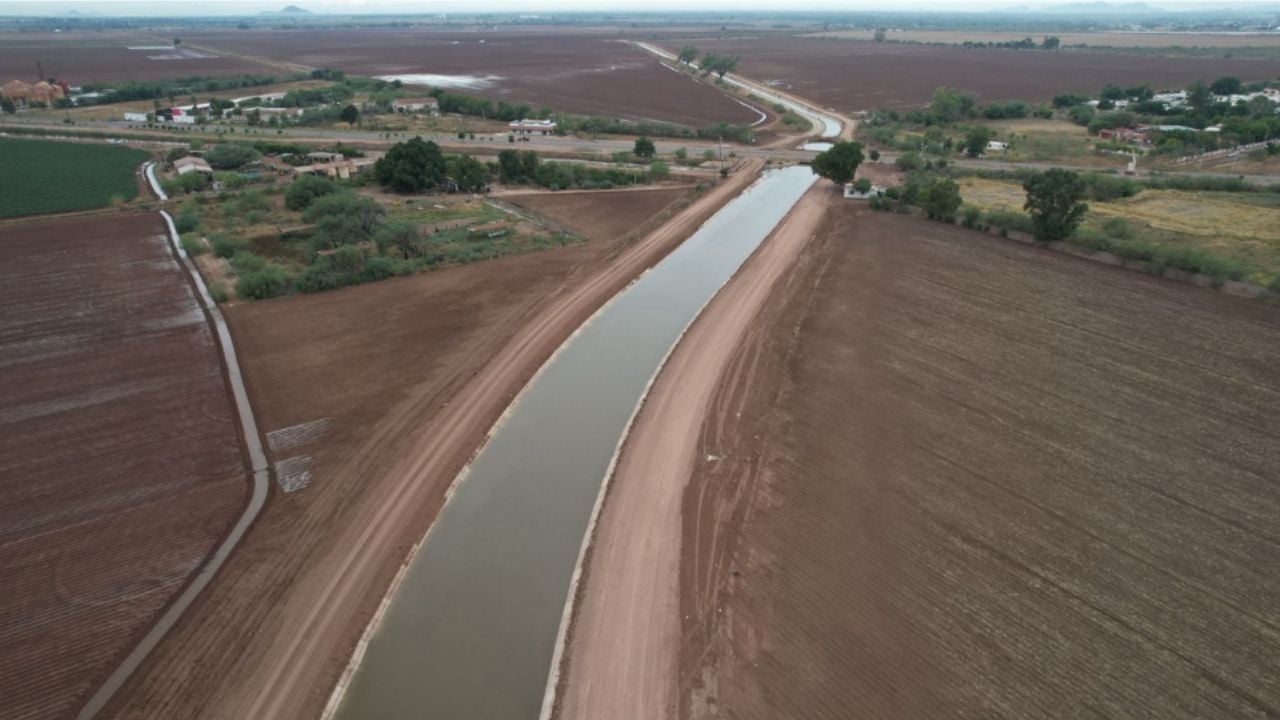 Avanza tecnificación del Valle del Mayo para disminuir desperdicio de agua en los riegos; concluyen primera etapa