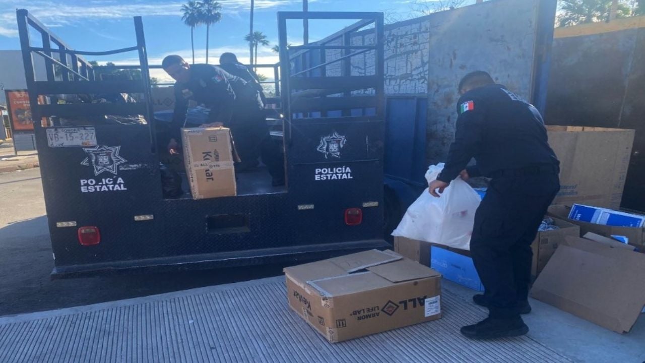 Apoya la Policía Estatal de Seguridad Pública en Sonora con colecta ‘Reciclando por Sonrisas’