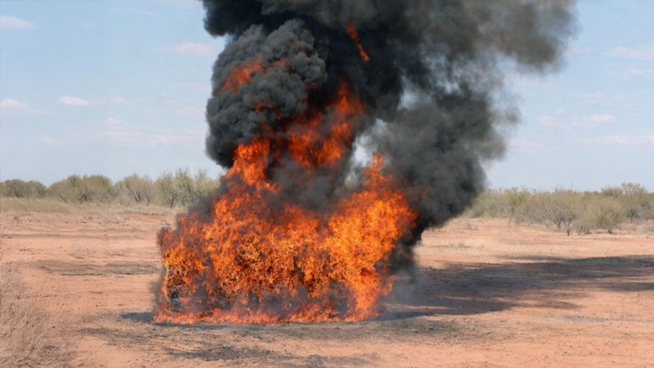 Quema de droga en Hermosillo: FGR destruye casi media tonelada de sustancias decomisadas