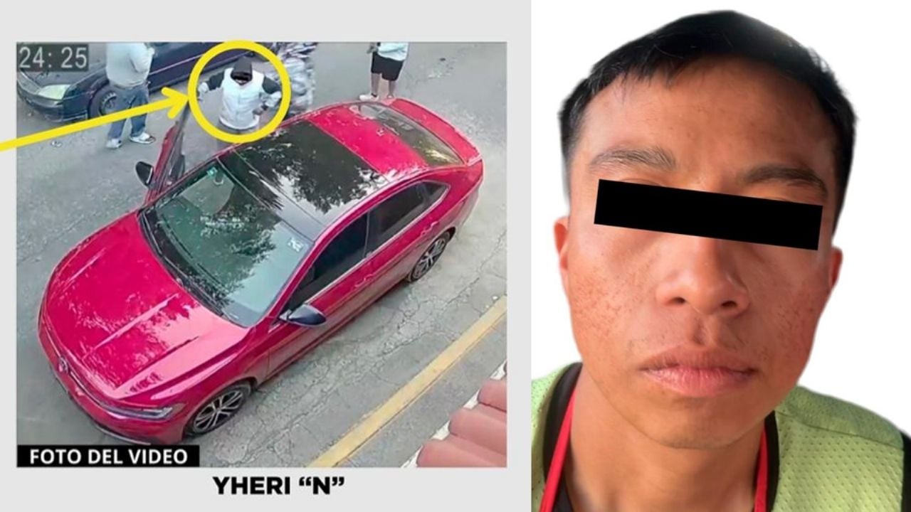 VIDEO: Capturan a presunto implicado en robo de vehículo que desató balacera en Edomex