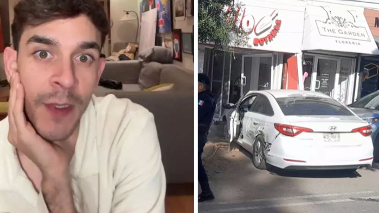 APARATOSO accidente en Hermosillo: Vehículo se METE a negocio de Andrés Johnson y él cuenta lo ocurrido