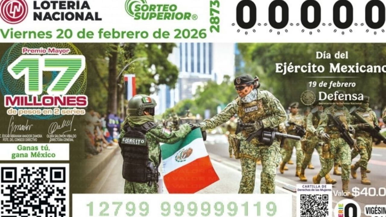 Lista COMPLETA de GANADORES del Sorteo Superior No. 2873 de la Lotería Nacional HOY viernes 20 de febrero