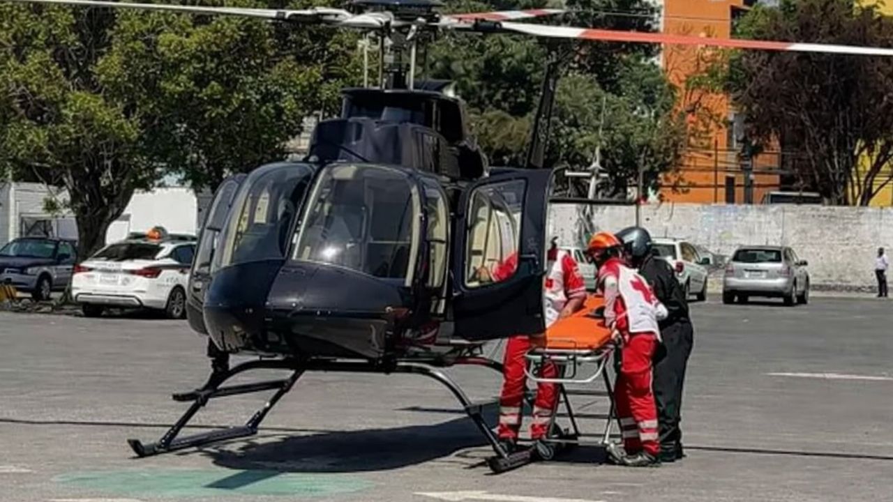 Sobrevivió de milagro: Barra de metal atraviesa rostro a joven trabajador de obra en CDMX