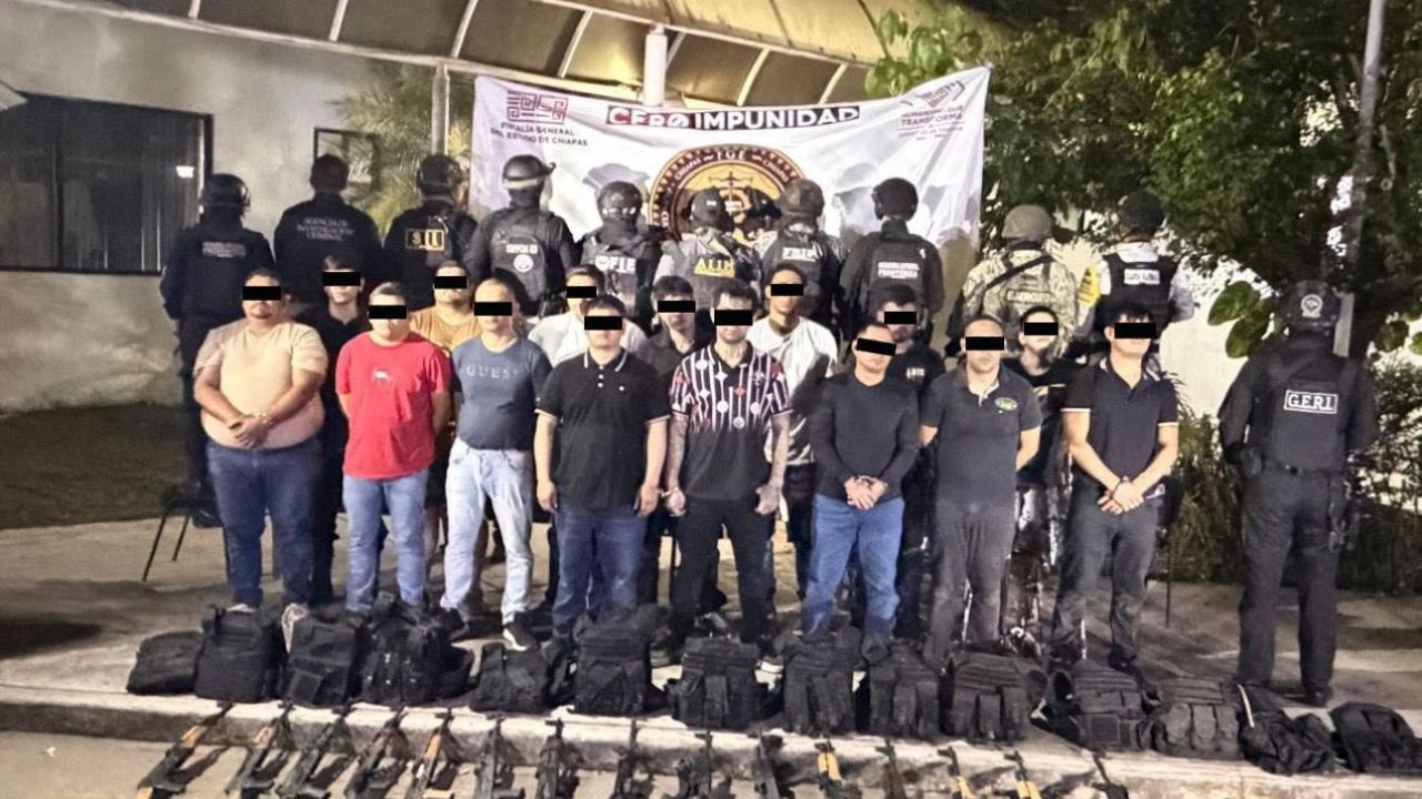 Golpe al crimen en Chiapas: Harfuch confirma la captura de 15 generadores de VIOLENCIA