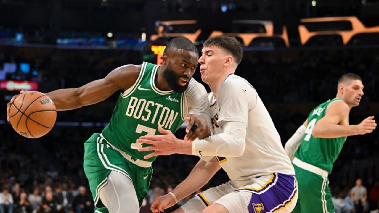 Aguafiestas; Celtics derrotan a los Lakers y barren la serie de temporada regular en la campaña