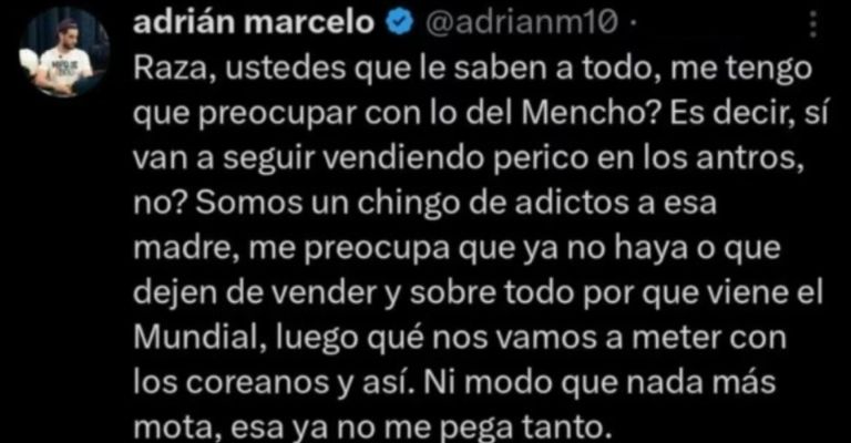 Adrián Marcelo crea polémica a sus declaraciones sobre la muerte de El Mencho