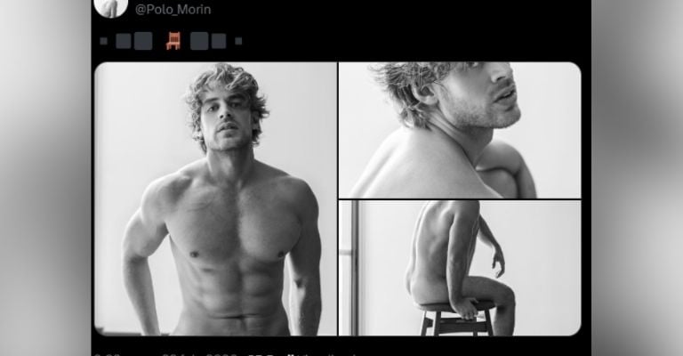 Polo Morín comparte fotos sin ropa de su sesión artística y le llueven críticas