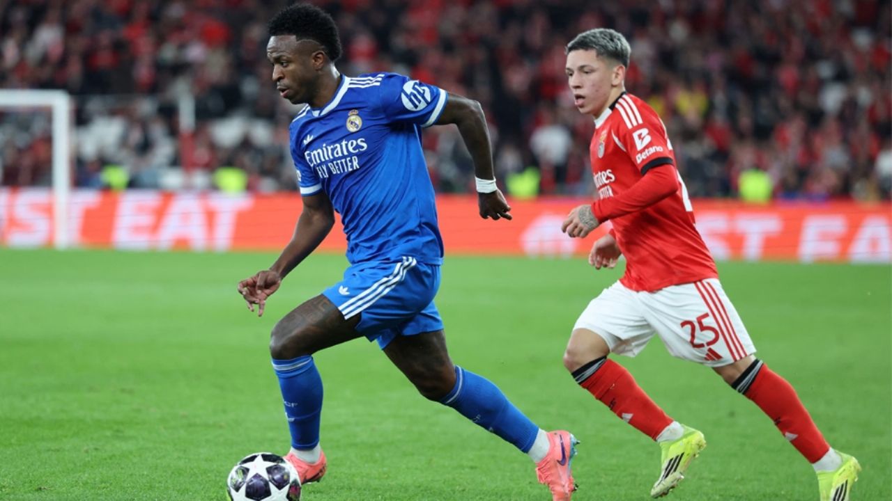 UEFA suspende a Prestianni por los presuntos actos racistas contra Vinicius en Champions League