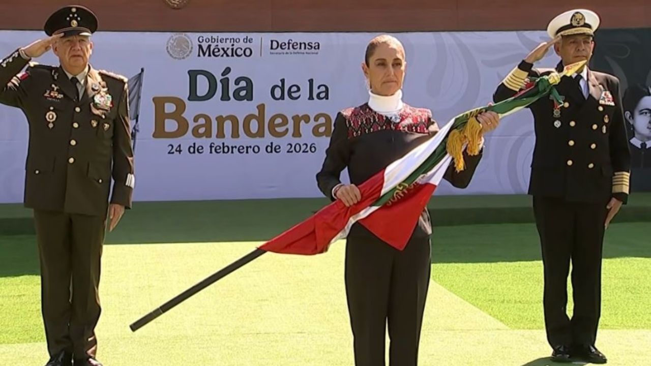 Día de la Bandera: Claudia Sheinbaum encabeza la ceremonia conmemorativa