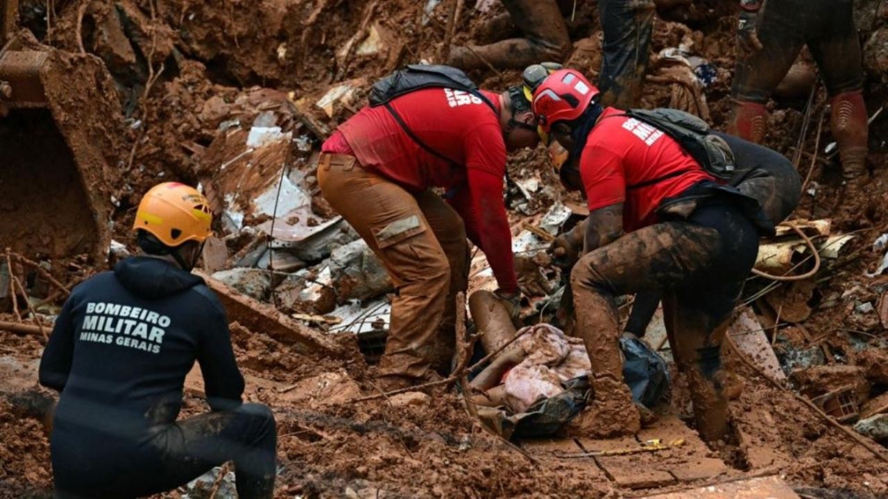 Al menos 23 muertos y 43 desaparecidos por lluvias torrenciales en el sureste de Brasil