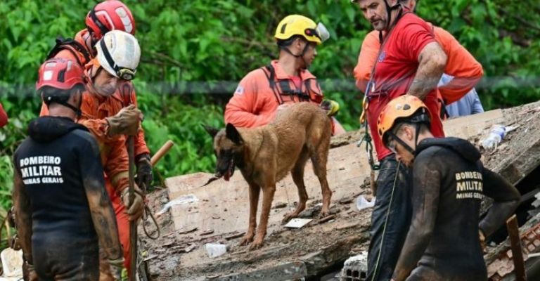 Fuertes lluvias provocan caos y muertes en el sureste de Brasil