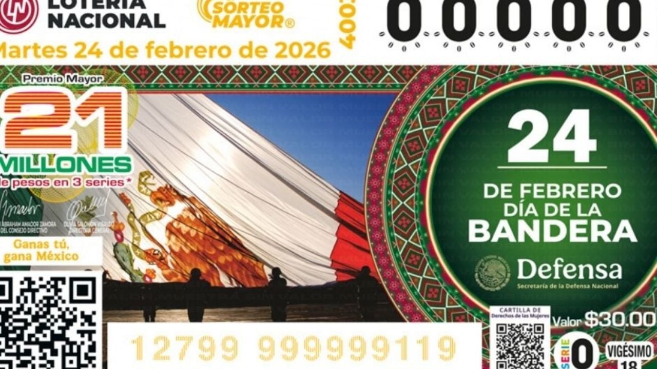 Lotería Nacional: Lista COMPLETA de GANADORES del Sorteo Mayor No. 4003 de HOY martes 24 de febrero