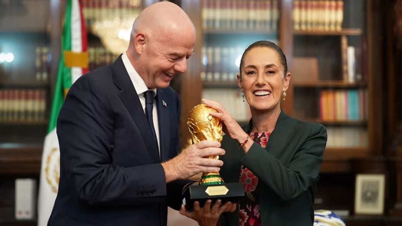 Copa del Mundo 2026: Claudia Sheinbaum confirma que el trofeo de la FIFA visitará México