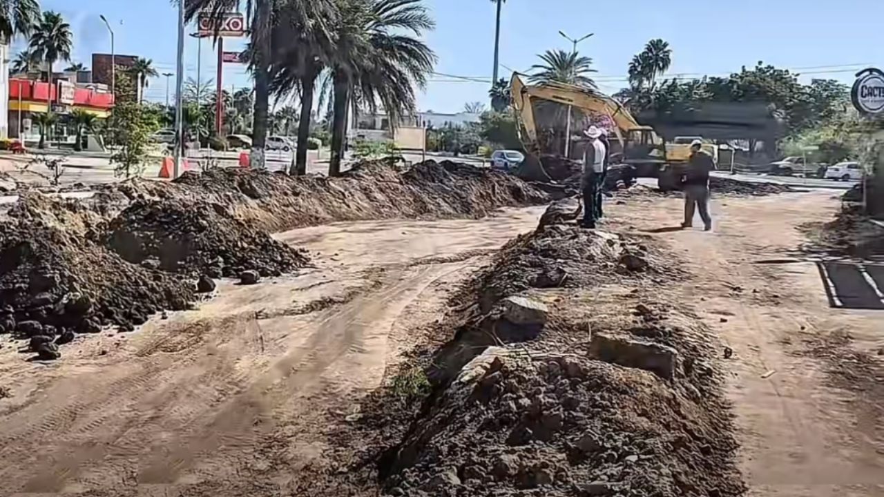 Oomapas de Navojoa concluye los arreglos del colector Centenario en el sector poniente