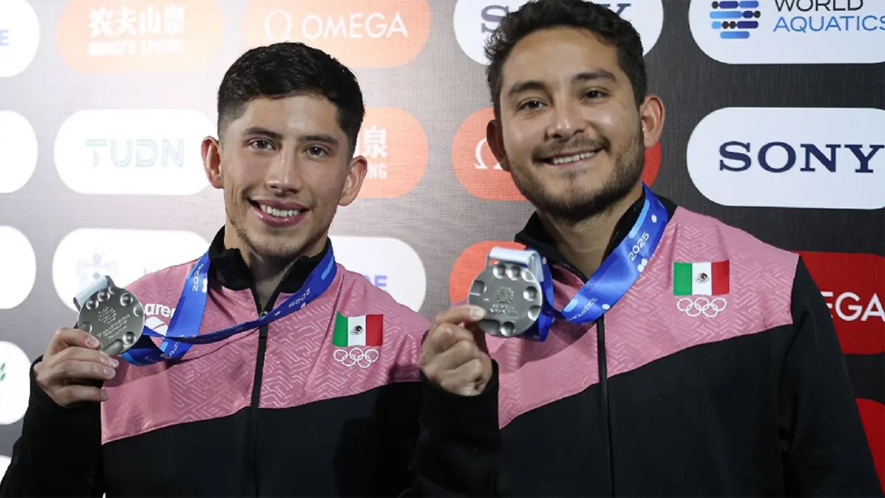 Otro éxito para México; Kevin Berlín y Randal Willars ganan plata en la Copa del Mundo de Clavados