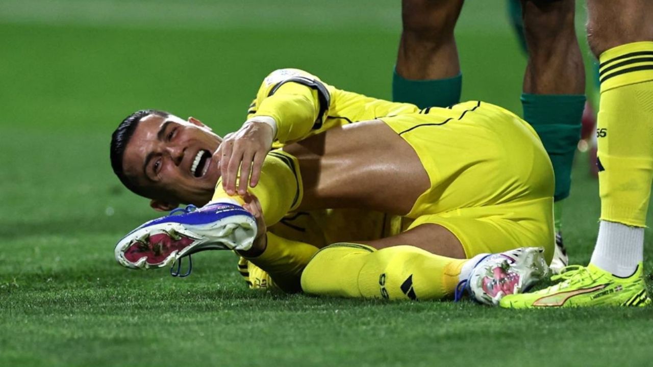 Cristiano Ronaldo sufre lesión con el Al Nassr; se podría perder el amistoso de México y Portugal