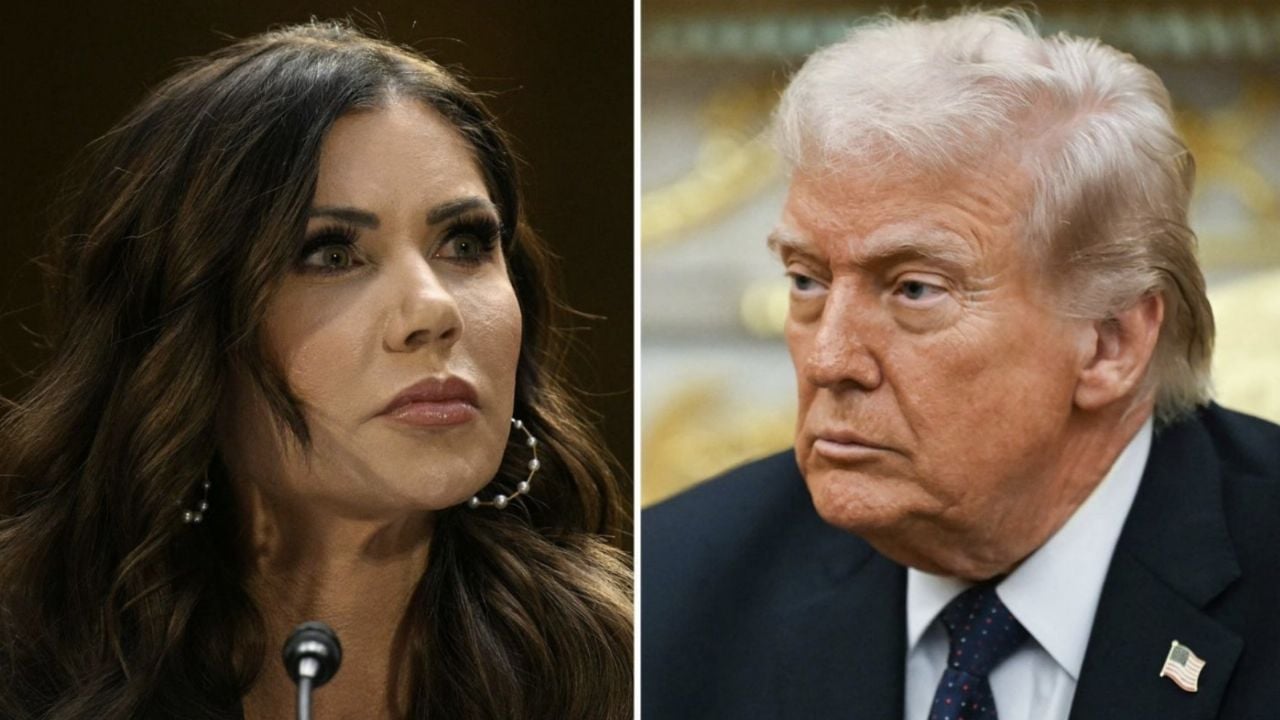 En medio de la Guerra en Medio Oriente, Trump destituye a Kristi Noem como secretaria de Seguridad Nacional