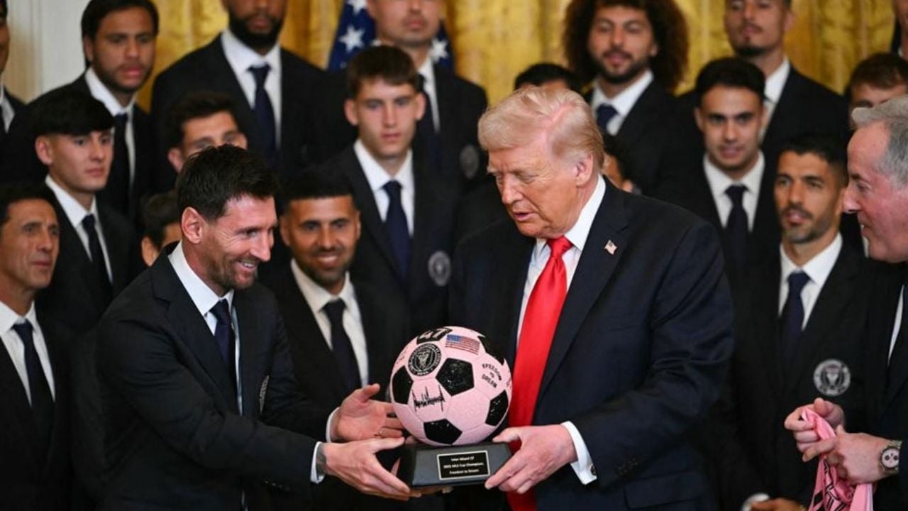 Messi y el Inter Miami visitan a Trump en la Casa Blanca por el título de la MLS Cup