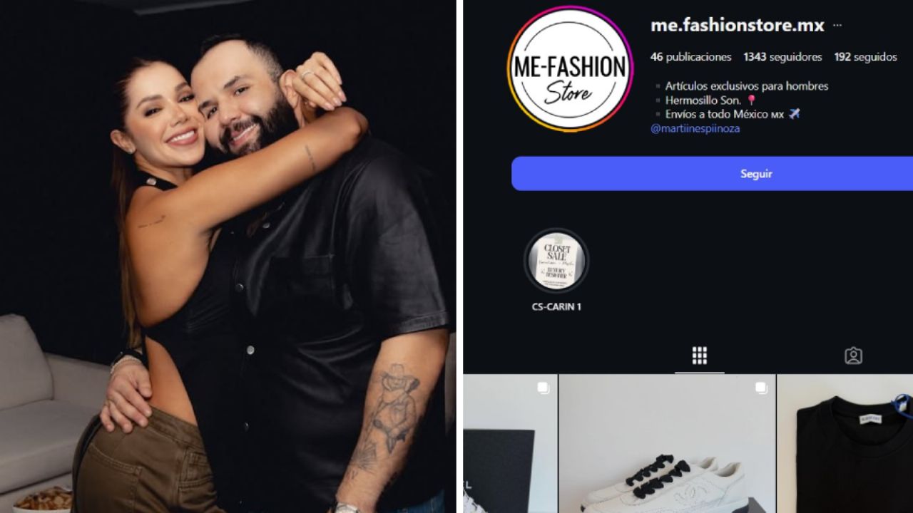 Carín León y Meylin Zúñiga presentan bazar con artículos exclusivos del cantante en Hermosillo