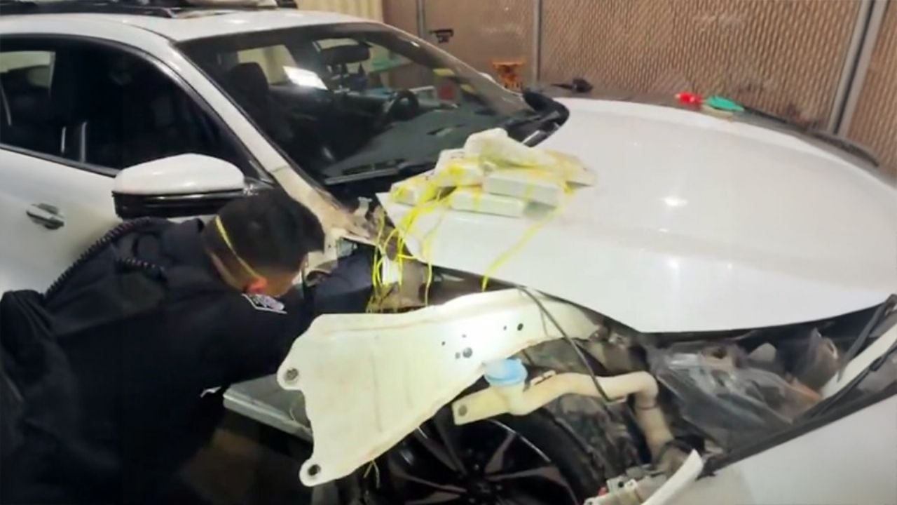 VIDEO: Incautan más de 10 kilos de fentanilo en garita de Nogales; estaban ocultos en vehículo