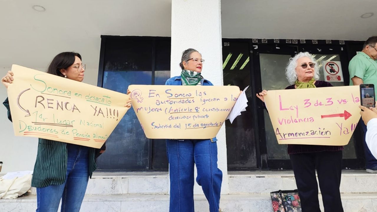 Feministas señalan falta de cumplimiento de la 3 de 3 contra la violencia en municipios de Sonora