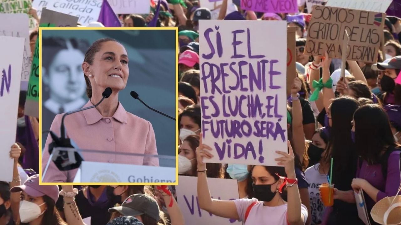 Sheinbaum: Marchas del 8M fueron “pacíficas”; actos violentos en CDMX fueron protagonizados hombres