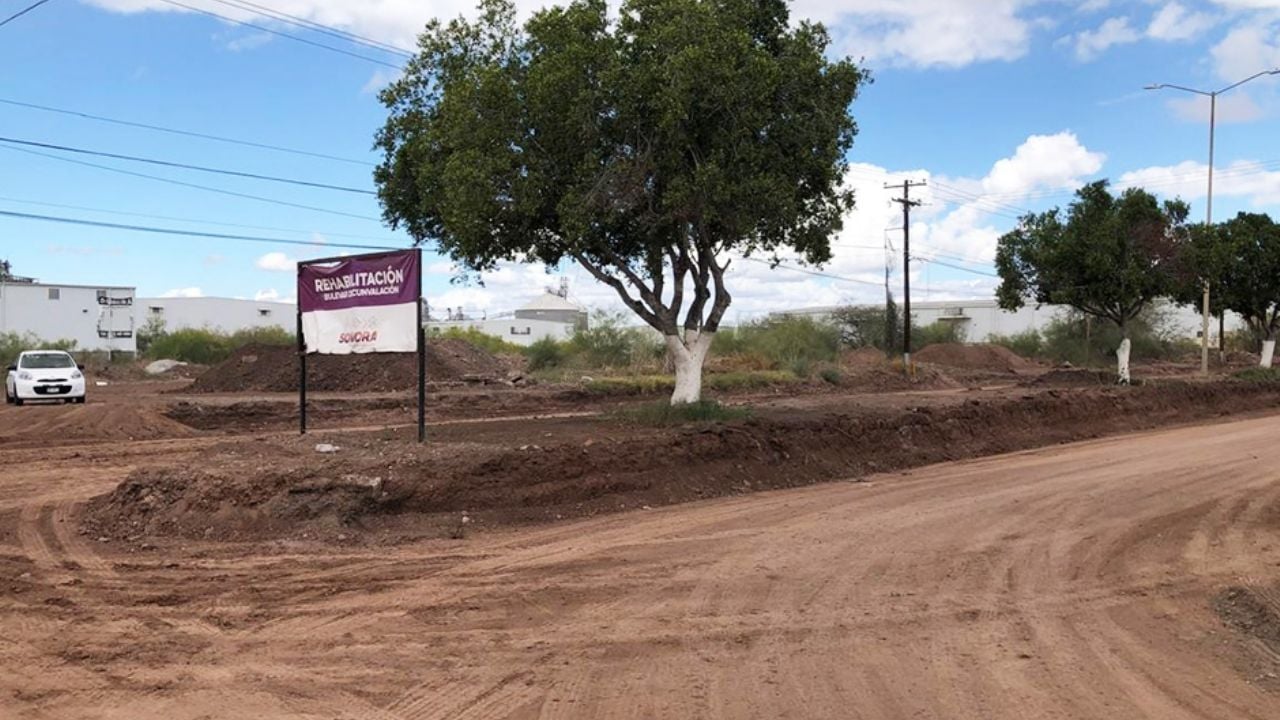 Avanza al 62% rehabilitación del Boulevard Circunvalación en Ciudad Obregón; trabajos subterráneos ya concluidos