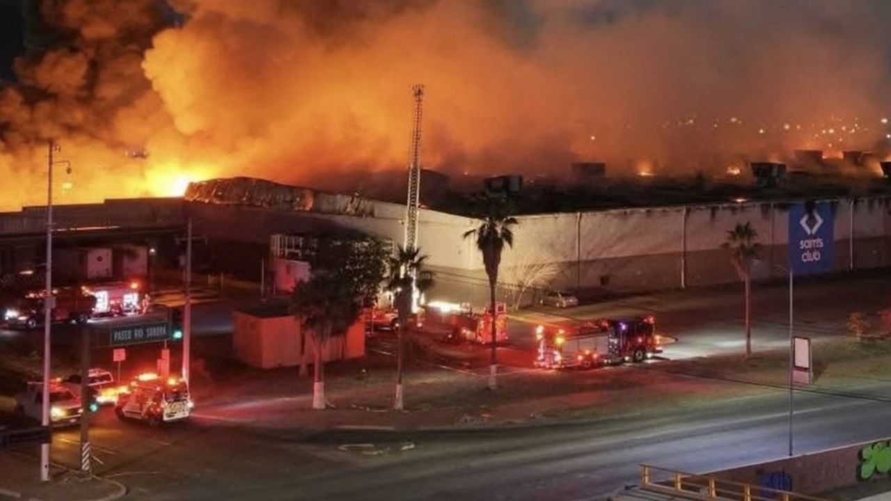 Investigación del incendio en Sam’s Club de Hermosillo sigue en pausa, confirma FGJES