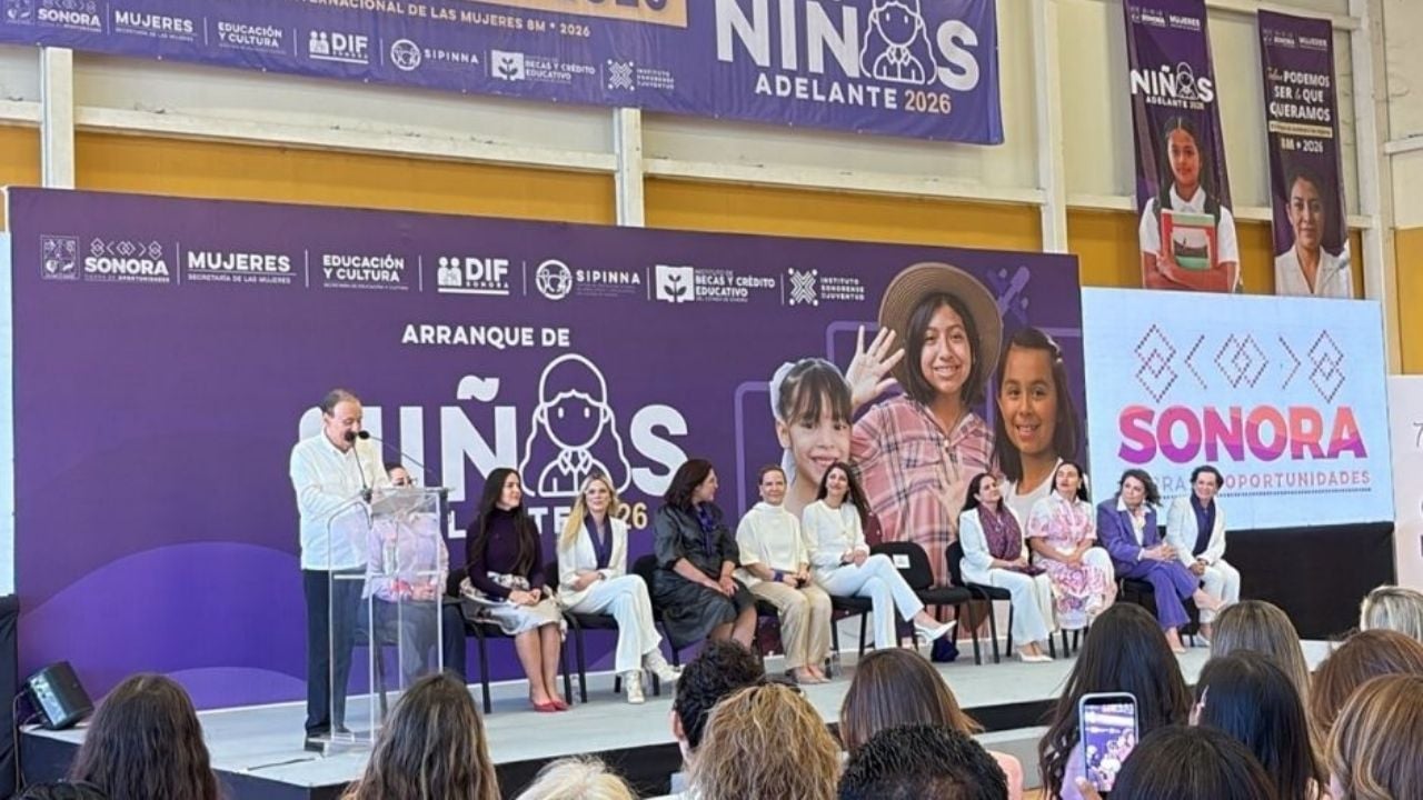 Alfonso Durazo arranca el programa ‘Niñas Adelante 2026’ por el Día de las Mujeres