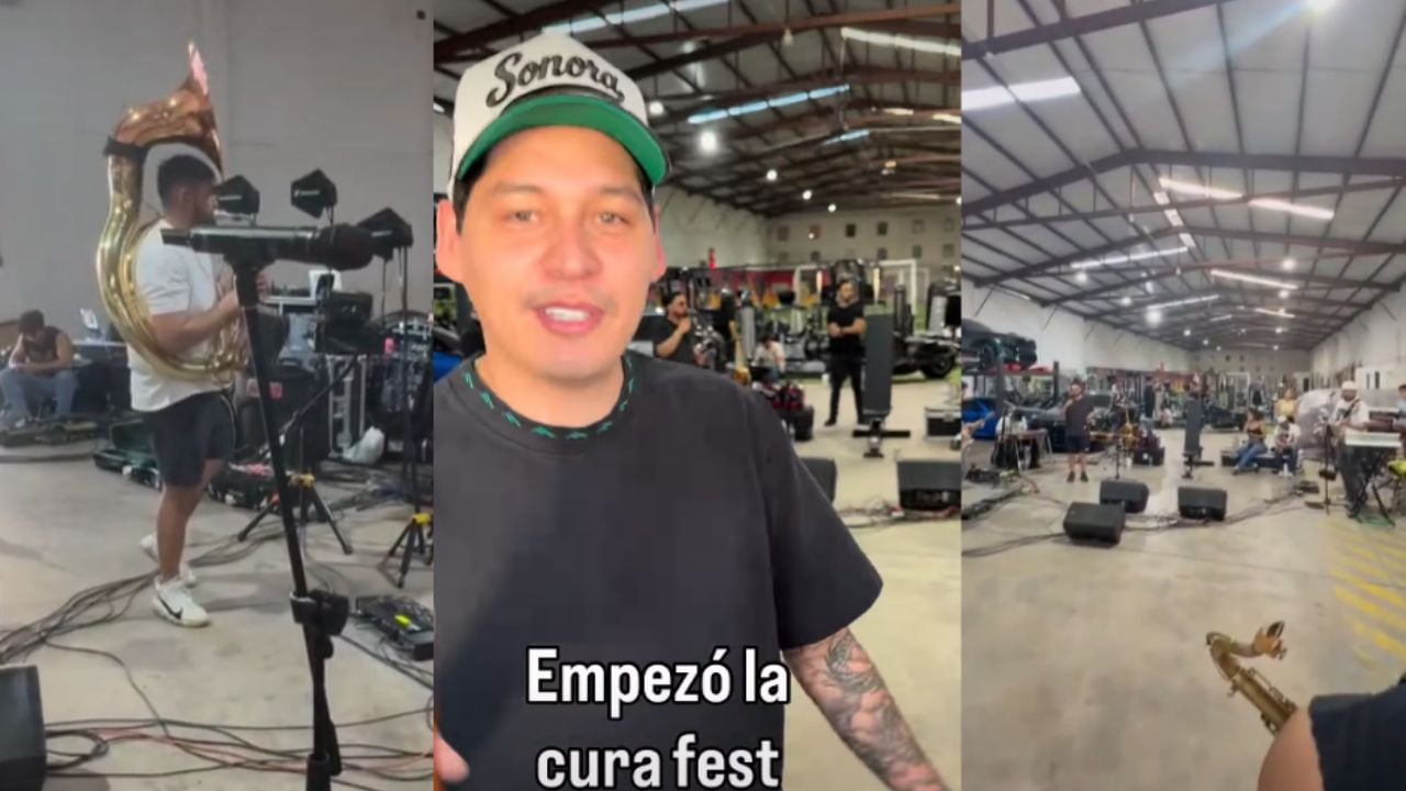 VIDEOS: ¡Todo listo! Comienzan los ensayos para La Cura Fest de Carín León